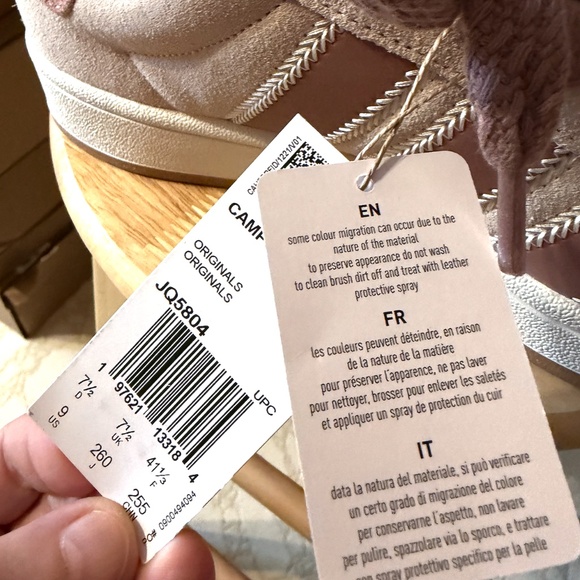 Adidas Original soft pink Campus 00s sneakers NWT - Picture 6 of 11